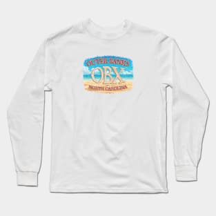 Outer Banks, (OBX), North Carolina, with Beach Long Sleeve T-Shirt